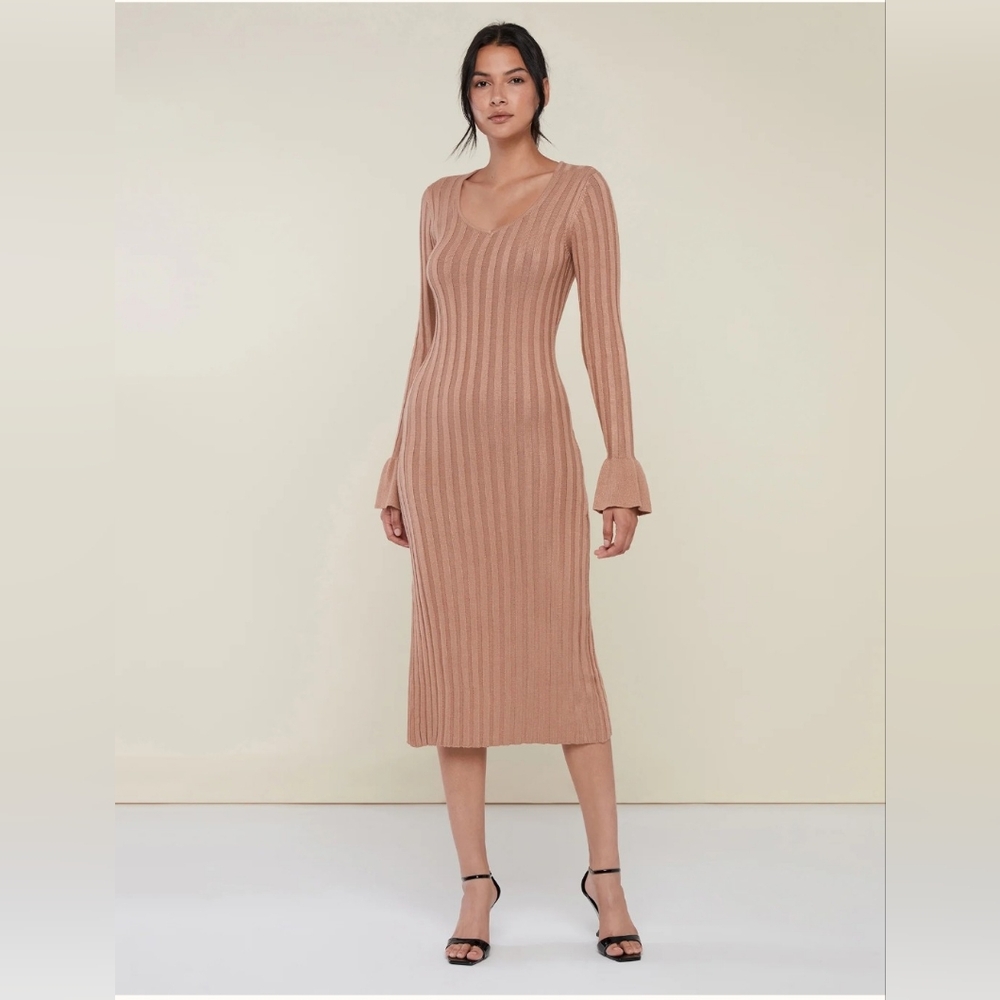 Wide Rib Sweater Dress NWT